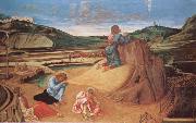 Gentile Bellini The Agony in the Garden oil on canvas